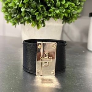 WHBM faux leather bracelet